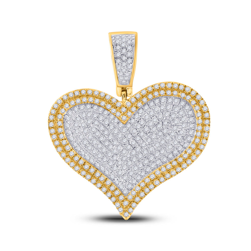 1 CTW-DIA P1P2 HEART PENDANT