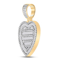 Load image into Gallery viewer, 1 1/3CTW-DIA P1P2 HEART PENDANT
