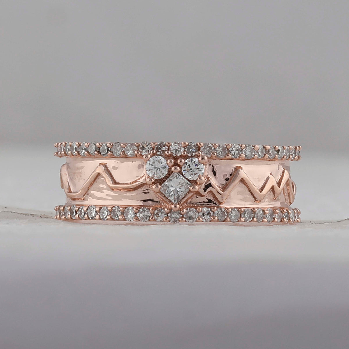 1/2CTW-DIA FASHION RING