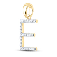 Load image into Gallery viewer, 1/5CT-DIA CN LADIES INITIAL &quot;E&quot; PENDANT

