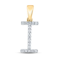 Load image into Gallery viewer, 1/8CT-DIA CN LADIES INITIAL &quot;I&quot; PENDANT

