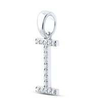 Load image into Gallery viewer, 1/8CT-DIA CN LADIES INITIAL &quot;I&quot; PENDANT
