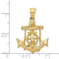 Load image into Gallery viewer, 14k Mariners Cross Pendant
