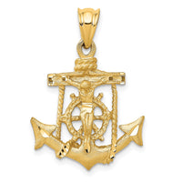 Load image into Gallery viewer, 14k Mariners Cross Pendant
