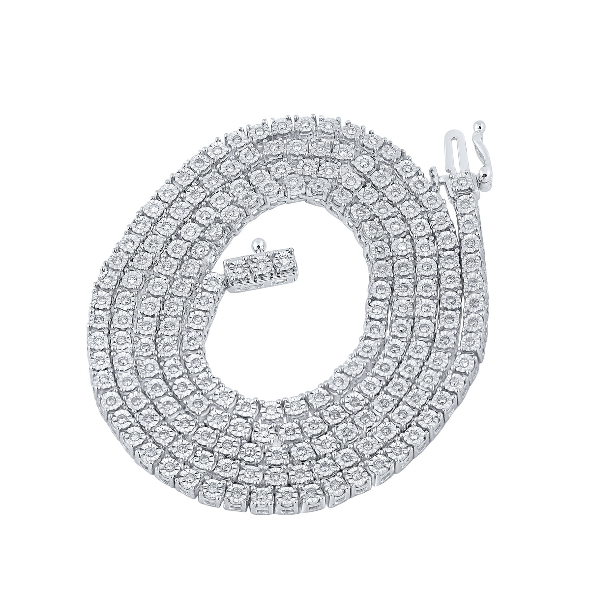 1 1/3CTW-DIA CN MENS DIAMOND 22" FANUK CHAIN
