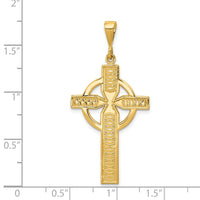 Load image into Gallery viewer, 14k Celtic Cross Pendant
