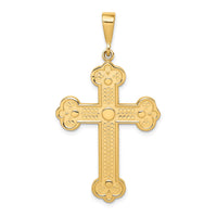 Load image into Gallery viewer, 14k Budded Cross Pendant
