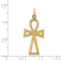 Load image into Gallery viewer, 14k Ankh Cross Charm
