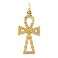 Load image into Gallery viewer, 14k Ankh Cross Charm
