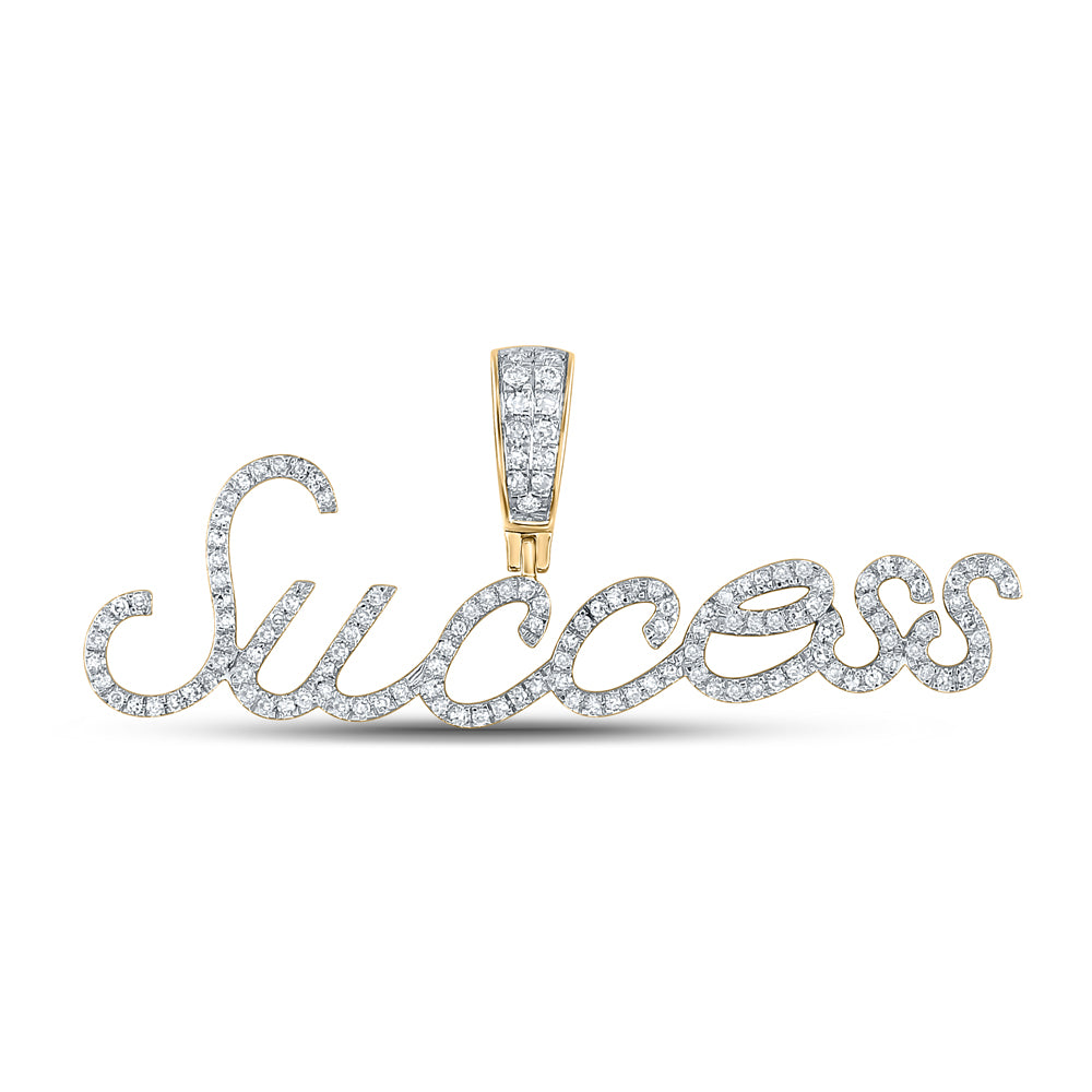 1/2CTW-DIA "SUCCESS" MENS CHARM