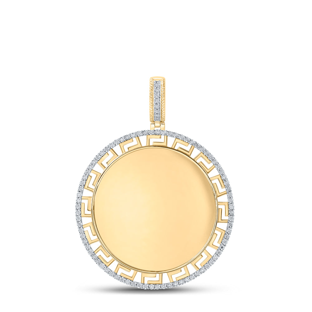 1/4CTW-DIA P1P2 MEMORY MENS CHARM