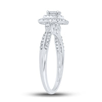 Load image into Gallery viewer, 1/2CTW-DIA ANA 1/6CT-CEMRD FASHION RING
