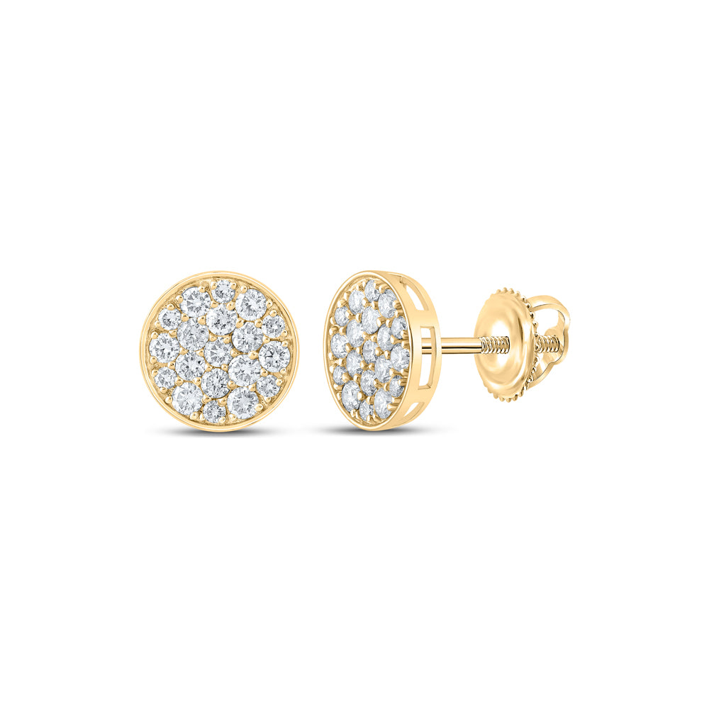 1 3/4CTW-DIA NK MENS EARRING