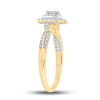 Load image into Gallery viewer, 1/2CTW-DIA ANA M 1/6CT-CEMRD FASHION RING
