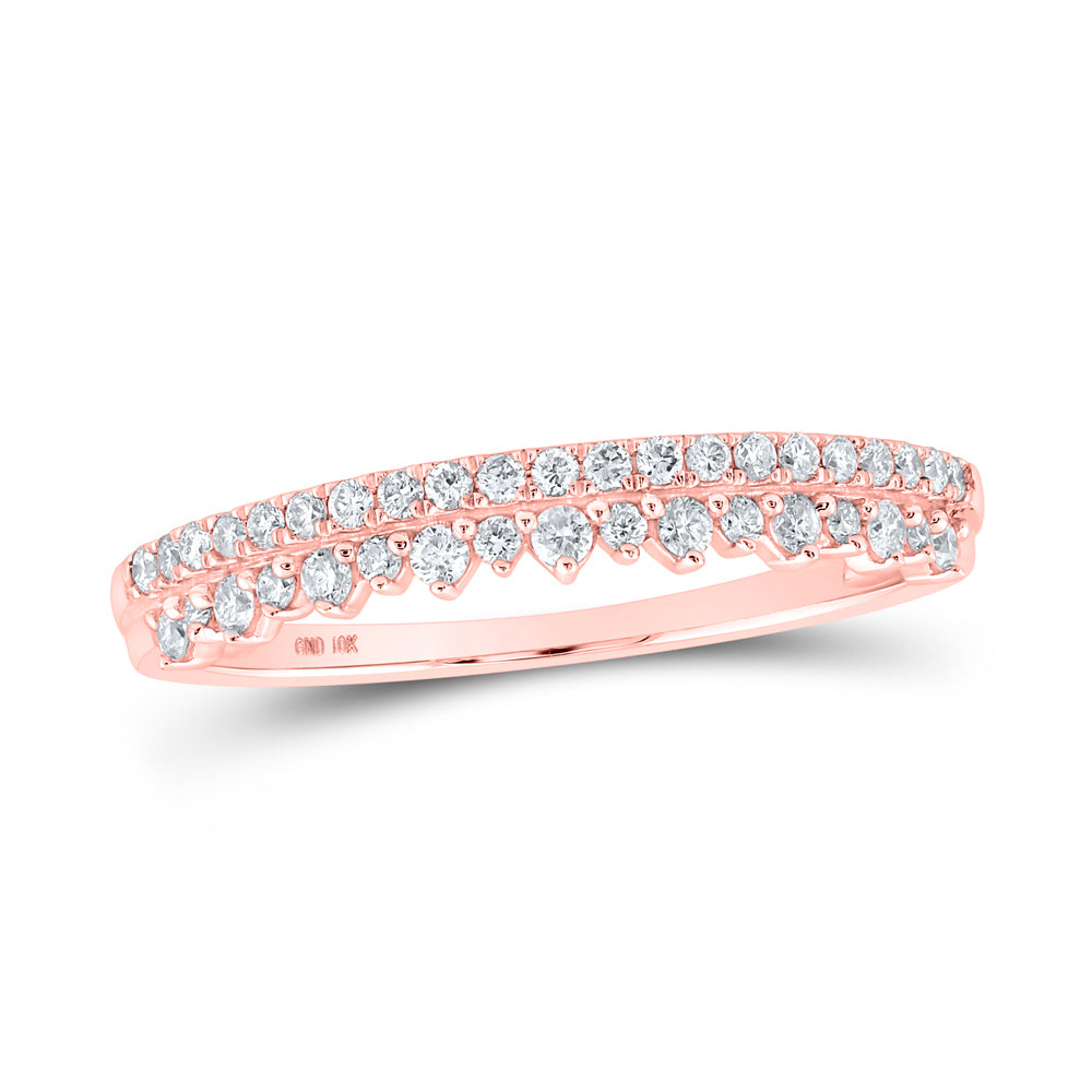 1/4CTW-DIA CN STACKABLE RING