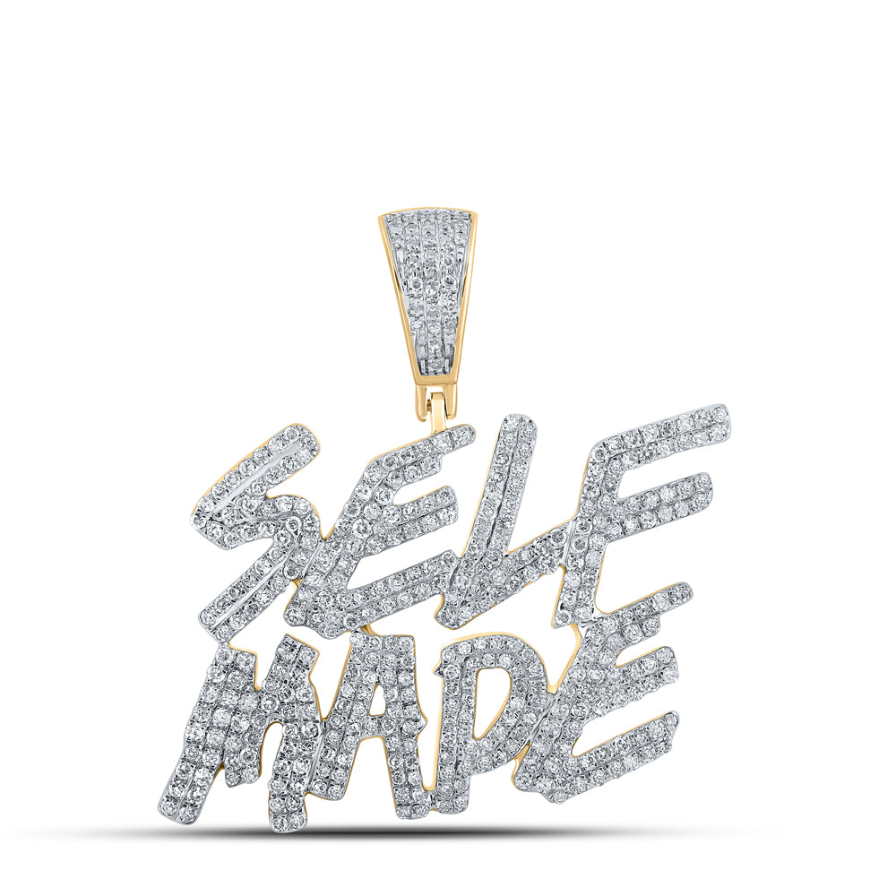 1 3/8CTW-DIA CN SELF MADE MENS CHARM
