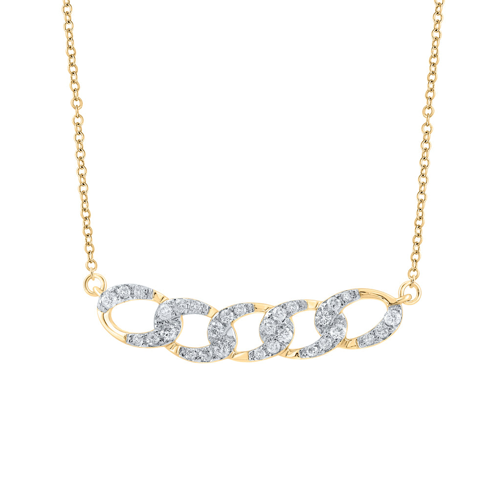 1/4CTW-DIA CN NECKLACE