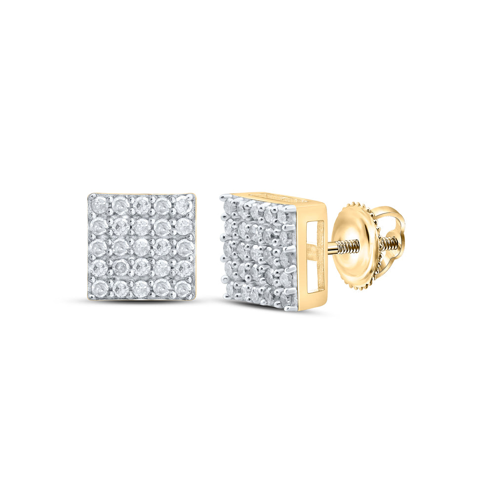 1/3CTW-DIA P1 GIFT SQUARE EARRING