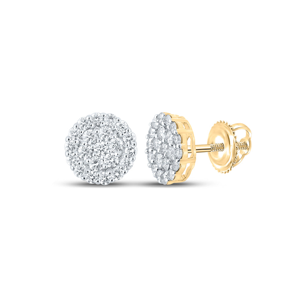 1 7/8CTW-DIA NK ROUND EARRING