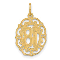 Load image into Gallery viewer, 14k #18 Oval Pendant
