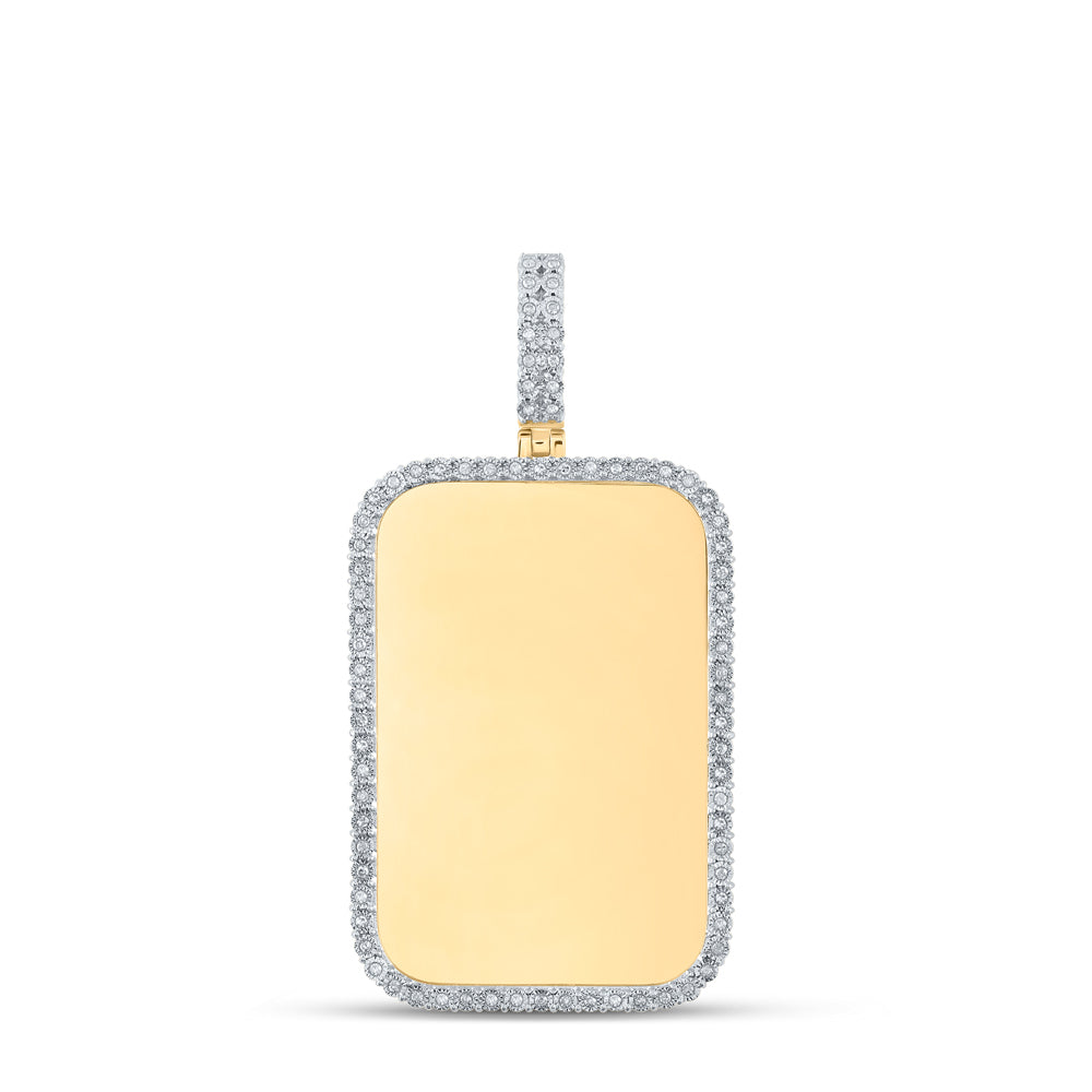 1/4CTW-DIA P1P2 MENS PENDANT