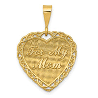 Load image into Gallery viewer, 14k Reversible FOR MY MOM Charm
