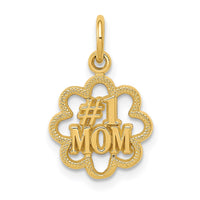 Load image into Gallery viewer, 14k #1 MOM Charm
