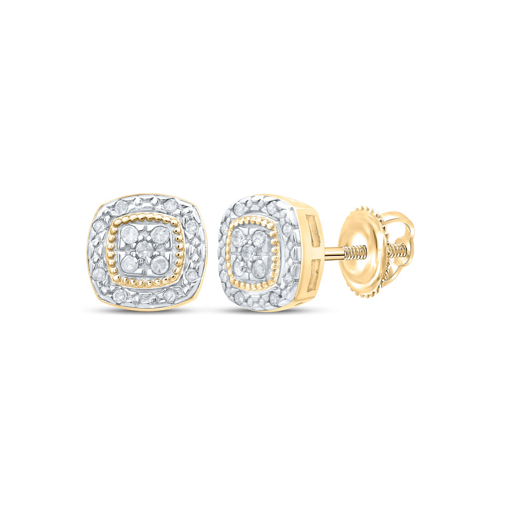 1/10CT-DIA P3 GIFT CUSHION EARRING