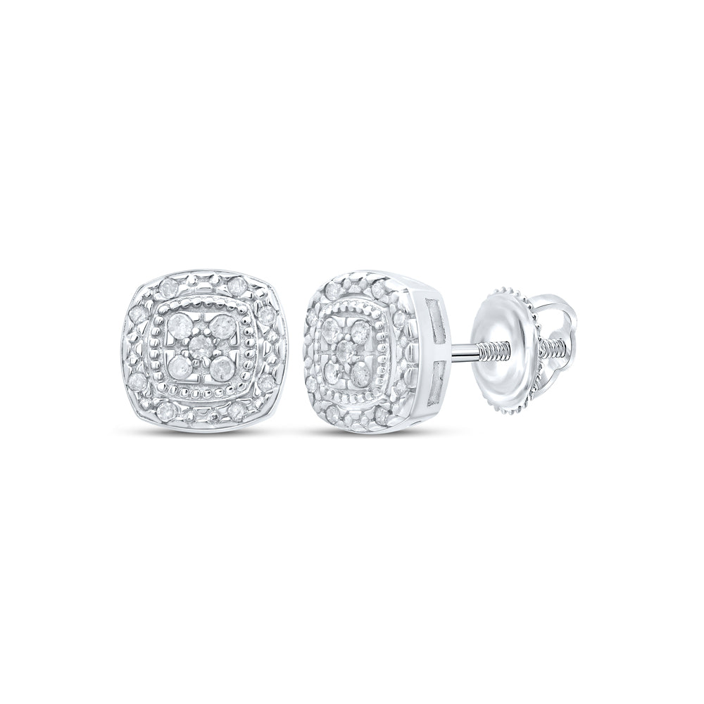 1/10CT-DIA P3 GIFT CUSHION EARRING