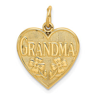 Load image into Gallery viewer, 14k GRANDMA Heart Charm
