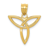 Load image into Gallery viewer, 14k Trinity Symbol Charm

