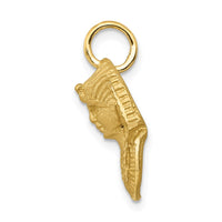 Load image into Gallery viewer, 14k Satin D/C King Tut Charm
