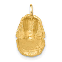 Load image into Gallery viewer, 14k Satin D/C King Tut Charm
