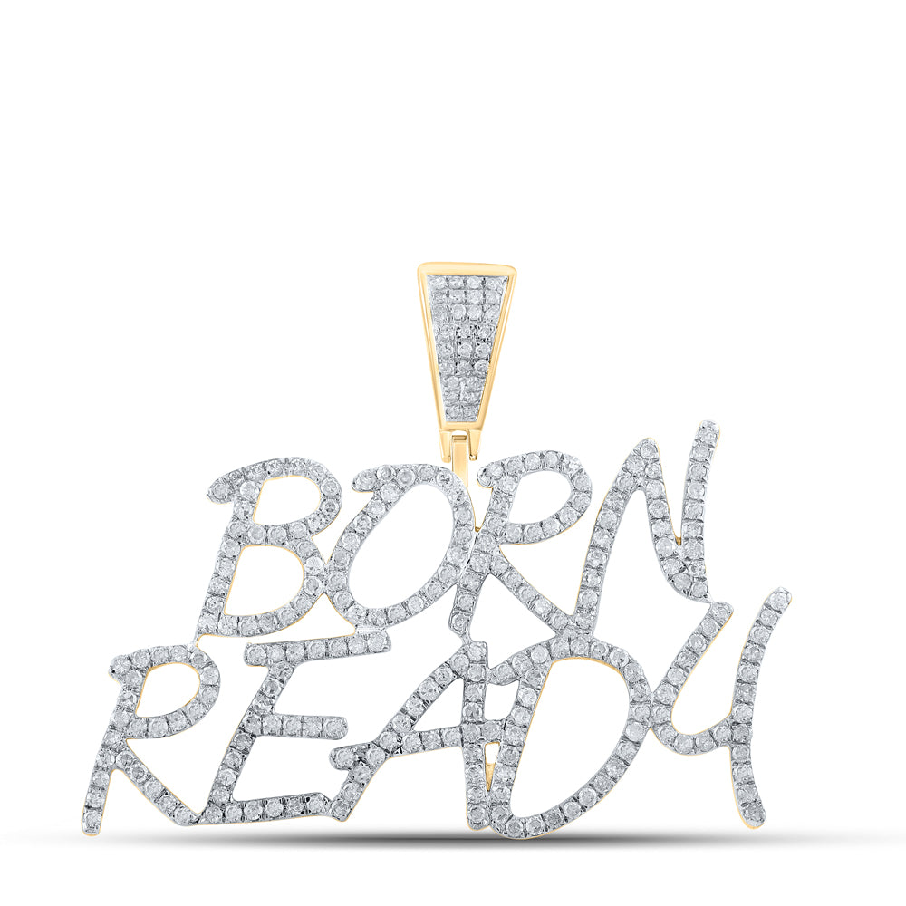 1 1/3CTW-DIA P1P2 BORN READY MENS CHARM