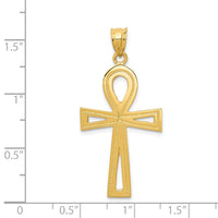 Load image into Gallery viewer, 14k Ankh Cross Charm
