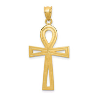 Load image into Gallery viewer, 14k Ankh Cross Charm
