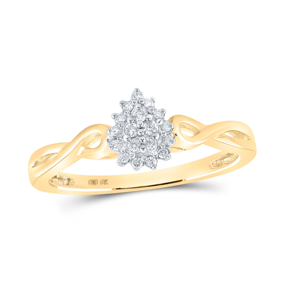 1/10CTW-DIA CN  FASHION RING