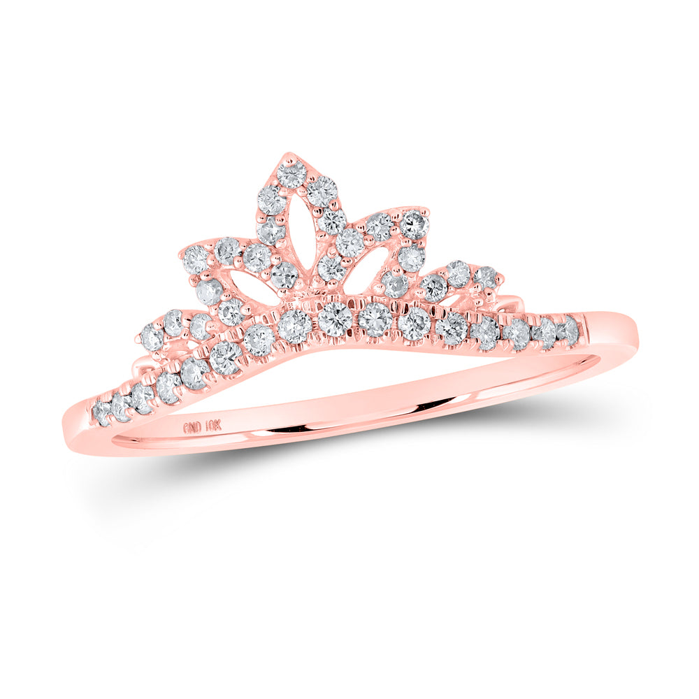 1/5CTW-DIA CN CROWN ENHANCER RING
