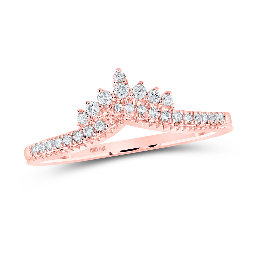 1/6CTW-DIA CN CROWN ENHANCER RING