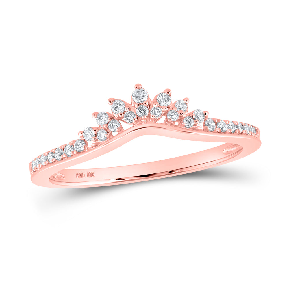 1/6CTW-DIA CN CROWN ENHANCER RING