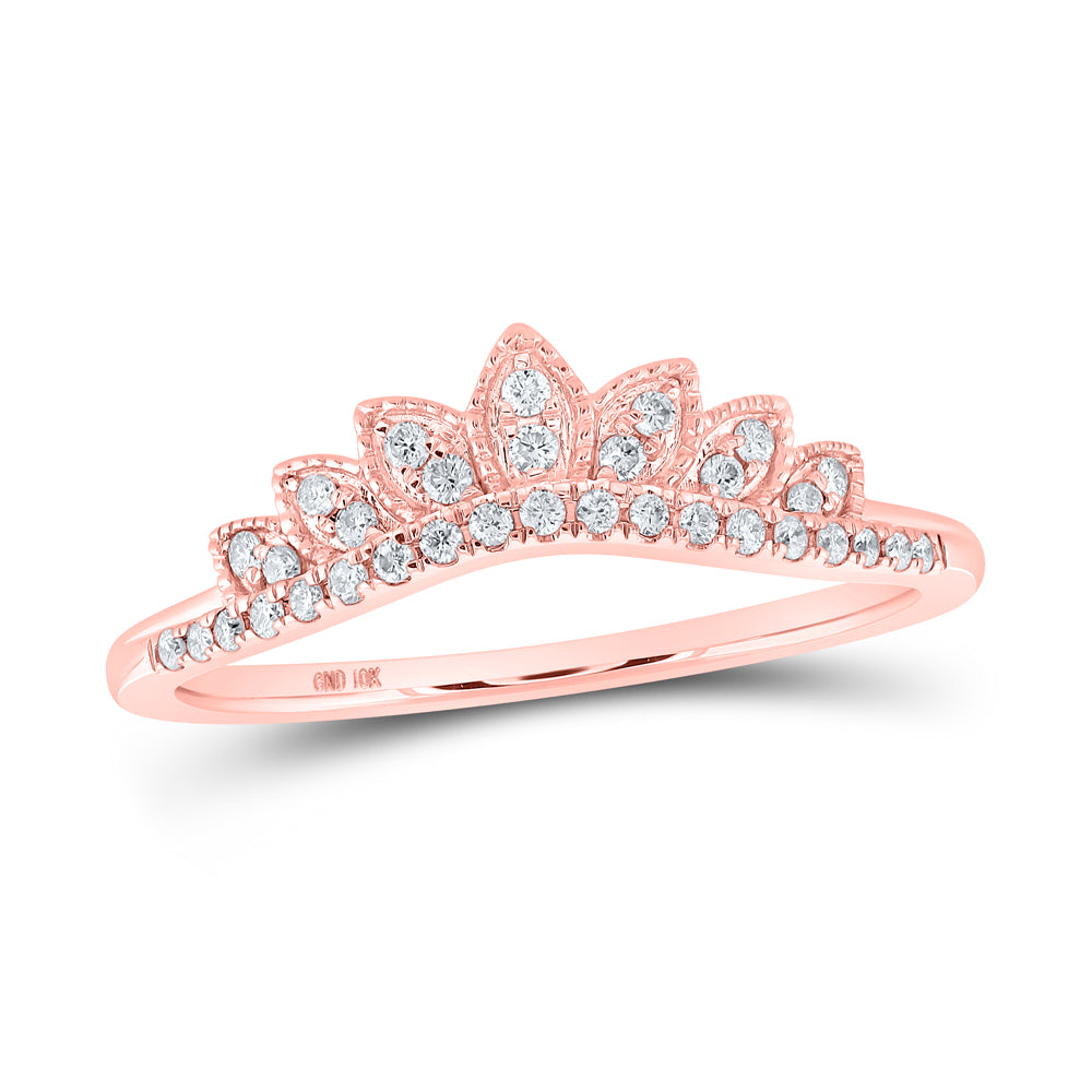 1/6CTW-DIA CN CROWN ENHANCER RING