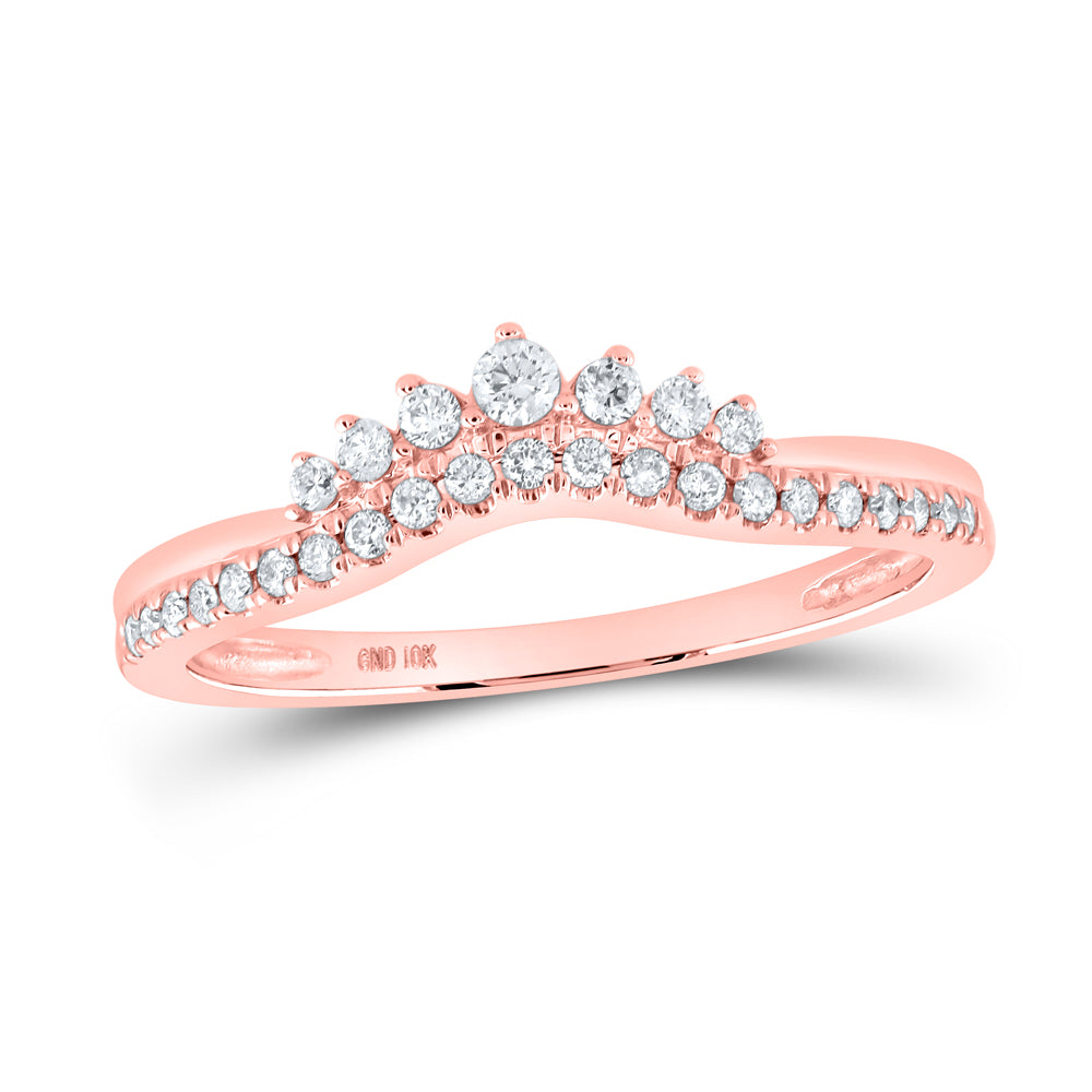 1/5CTW-DIA CN CROWN ENHANCER RING