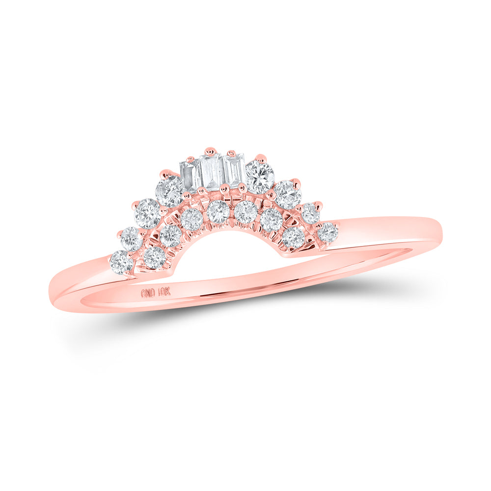 1/6CTW-DIA CN CROWN ENHANCER RING