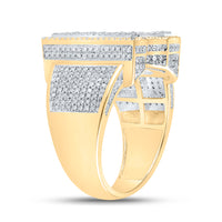 Load image into Gallery viewer, 1 1/5CTW-DIA P1P2 INITIAL &quot;N&quot; MENS RING
