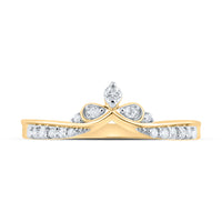 Load image into Gallery viewer, 1/8CTW-DIA CN CHEVRON BAND
