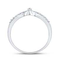 Load image into Gallery viewer, 1/8CTW-DIA CN CHEVRON BAND
