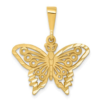 Load image into Gallery viewer, 14k Butterfly Charm
