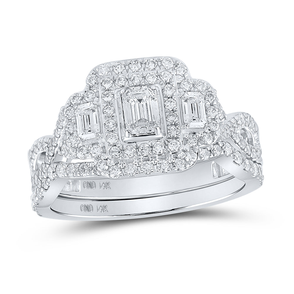 1CTW-DIA NK 1/5CT-CEMRL BRIDAL SET