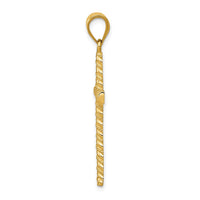 Load image into Gallery viewer, 14K Twisted Cross Pendant
