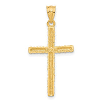 Load image into Gallery viewer, 14K Twisted Cross Pendant
